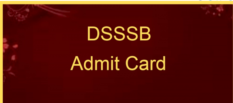 Delhi SSSB Hall Ticket