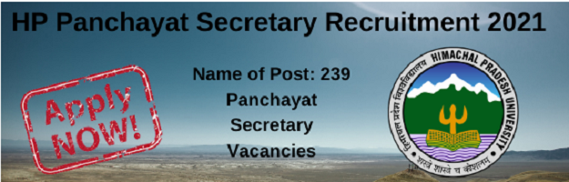 hp panchayat secretary recruitment