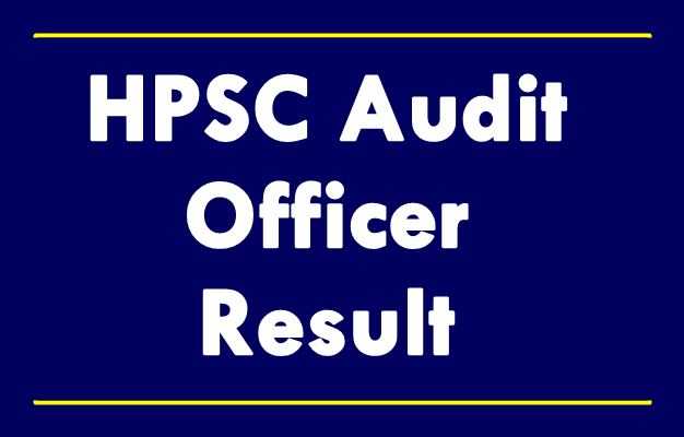 HPSC-Audit-Officer-Result 2022
