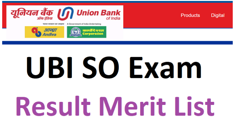 Union Bank SO Result 2023