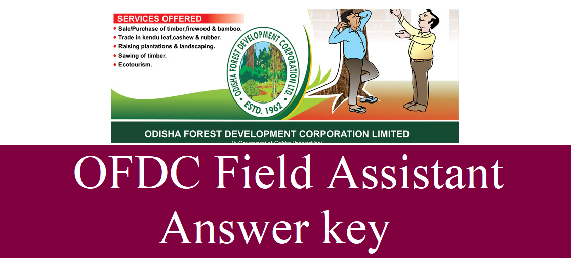 OFDC Field Assistant Answer key