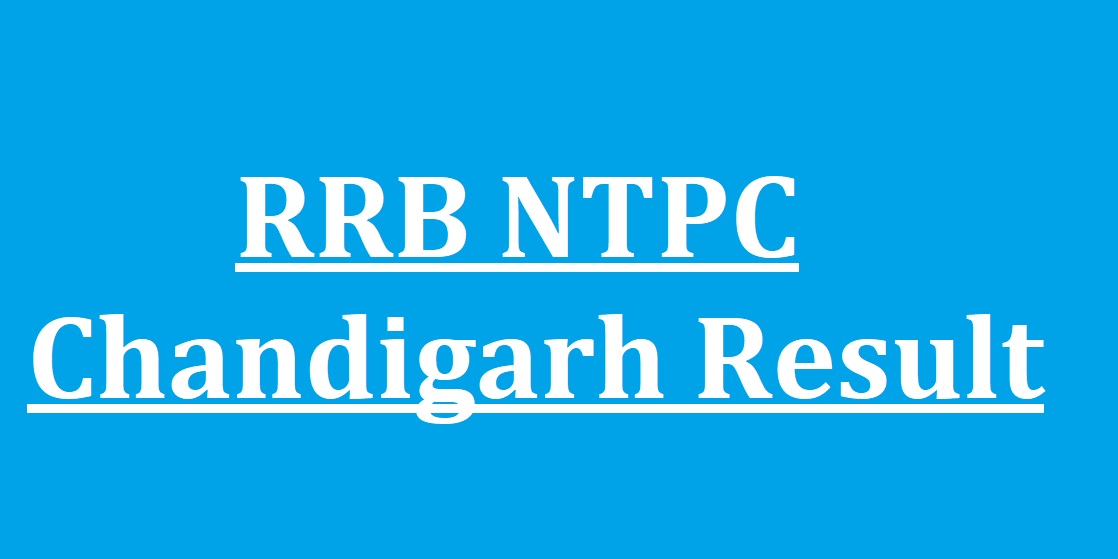 RRB NTPC Chandigarh Result