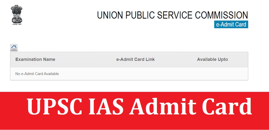UPSC IAS Admit Card