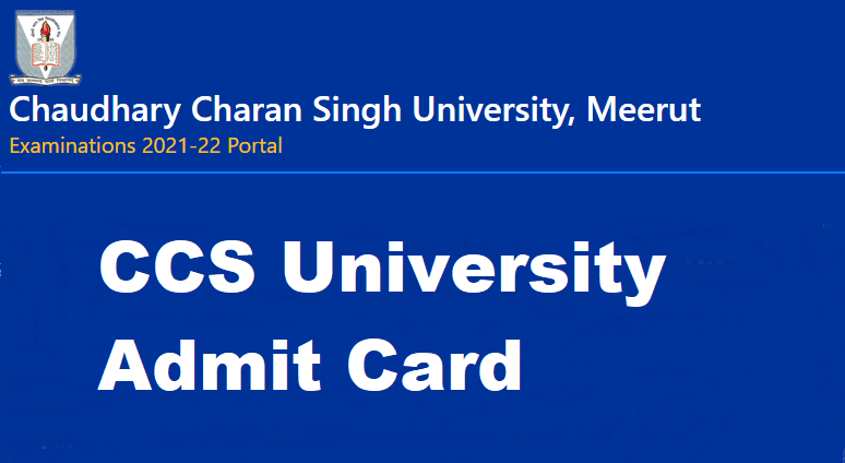 CCS University Admit Card