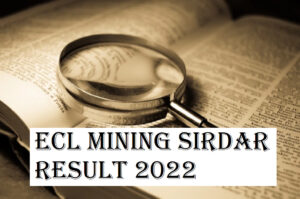 ECL Mining Sirdar Result 