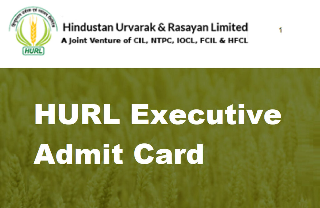 HURL Executive Admit Card
