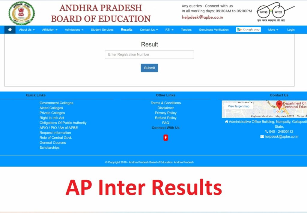 AP Board Intermediate Result
