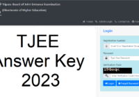 TJEE Answer Key 2023