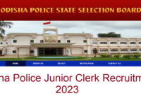Odisha Police Junior Clerk Recruitment