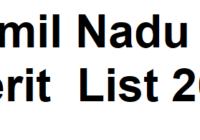 Tamil Nadu ITI Merit List