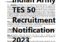Indian Army TES 50 Recruitment Notification