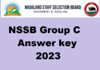 NSSB Group C Answer key 2023