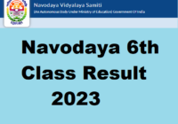 Mavodaya 6th Class Result 2023