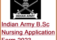 Indian Army B.Sc Nursing