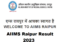 AIIMS Raipur Result 2023