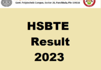 HSBTE Result 2023