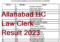 Allahabad HC Law Clerk Result