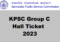KPSC Group C Hall Ticket 2023