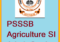 PSSSB Agriculture SI Admit Card