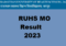 RUHS MO Result 2023