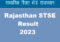 Rajasthan STSE Result 2023