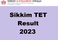 Sikkim TET Result 2023