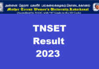 TNSET Result 2023