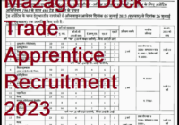 Mazagon Dock Trade Apprentice Recruitment