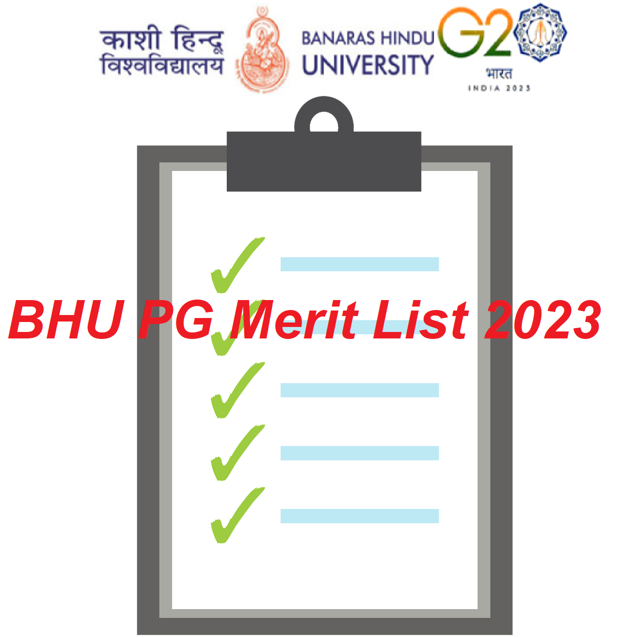 BHU PG Merit List