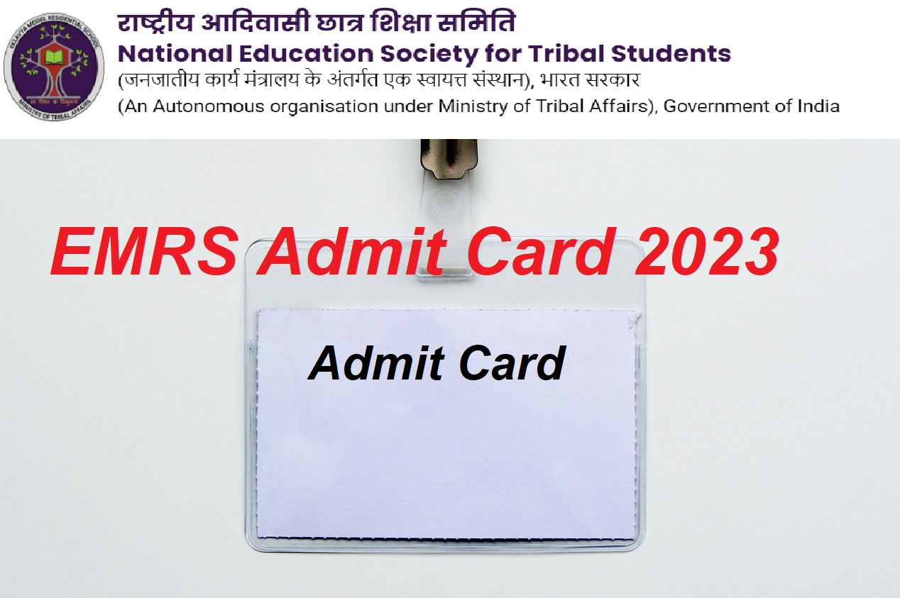EMRS Admit Card 2023-