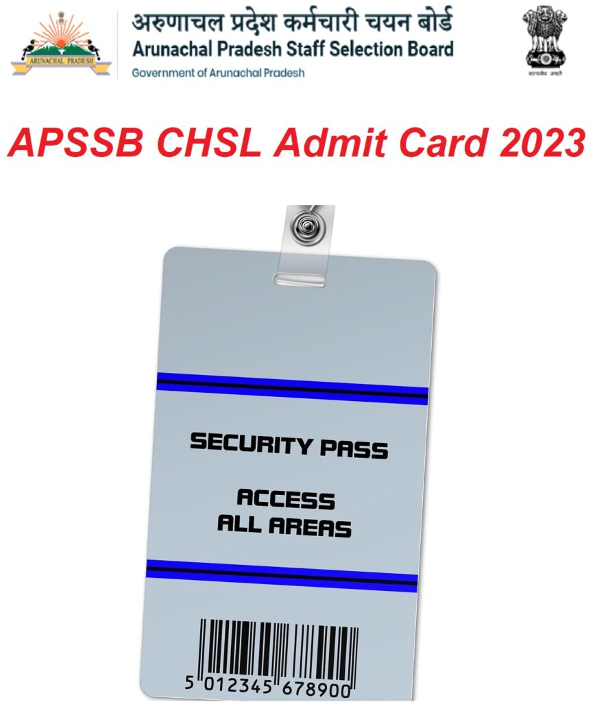 APSSB CHSL Admit Card 