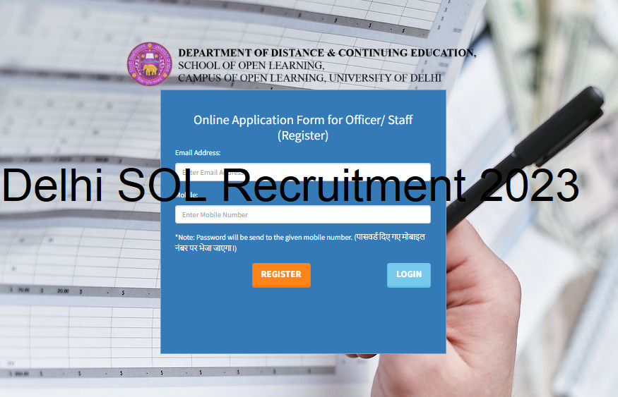 Delhi SOL Recruitment 2023